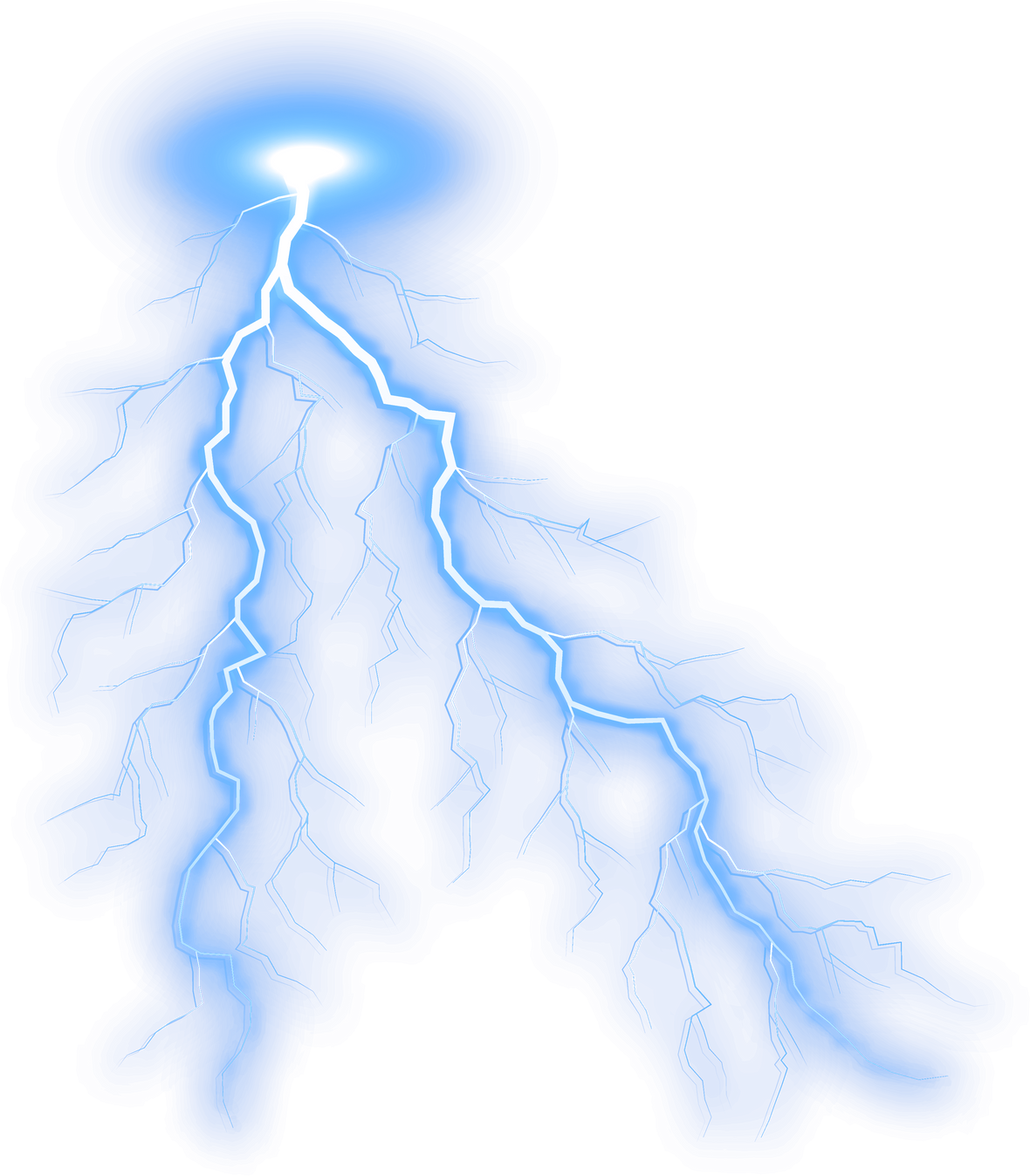 Blue Lightning Effect