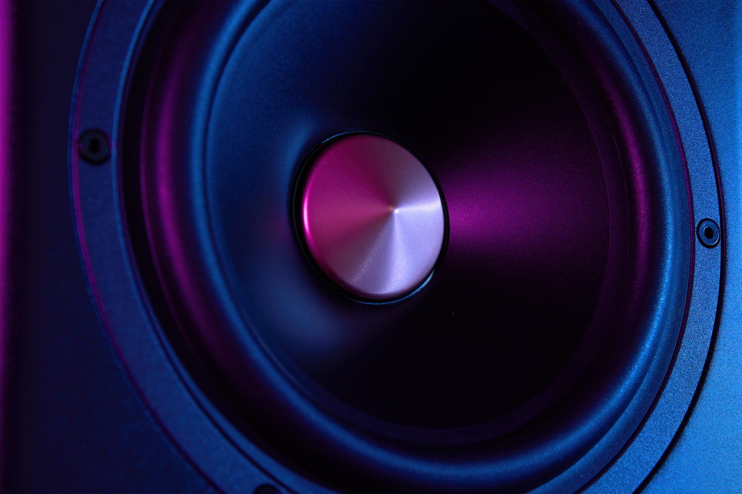 Multimedia acoustic sound speaker with neon lighting